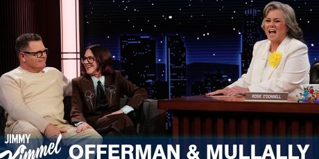 Megan Mullally & Nick Offerman Recall Meeting Rosie O'Donnell, Talk Emmy Nods Photo