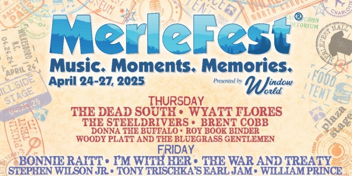 MerleFest Shares Full 2025 Lineup, Adds I'm With Her, Leftover Salmon, Stephen Wilson Jr., & More