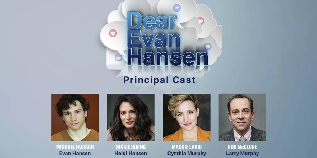 Michael Fabisch, Jackie Burns, Rob McClure, and More Will Lead DEAR EVAN HANSEN at the Muny