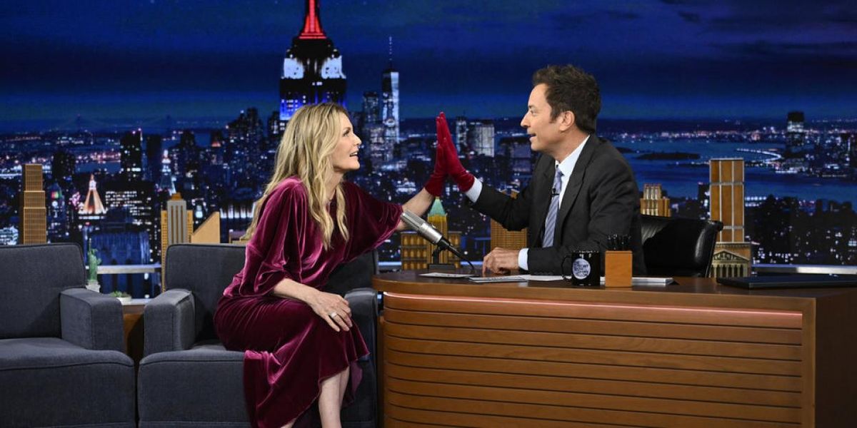 Michelle Pfeiffer, Rhea Seehorn Visit THE TONIGHT SHOW with DEXTER AND THE MOONROCKS