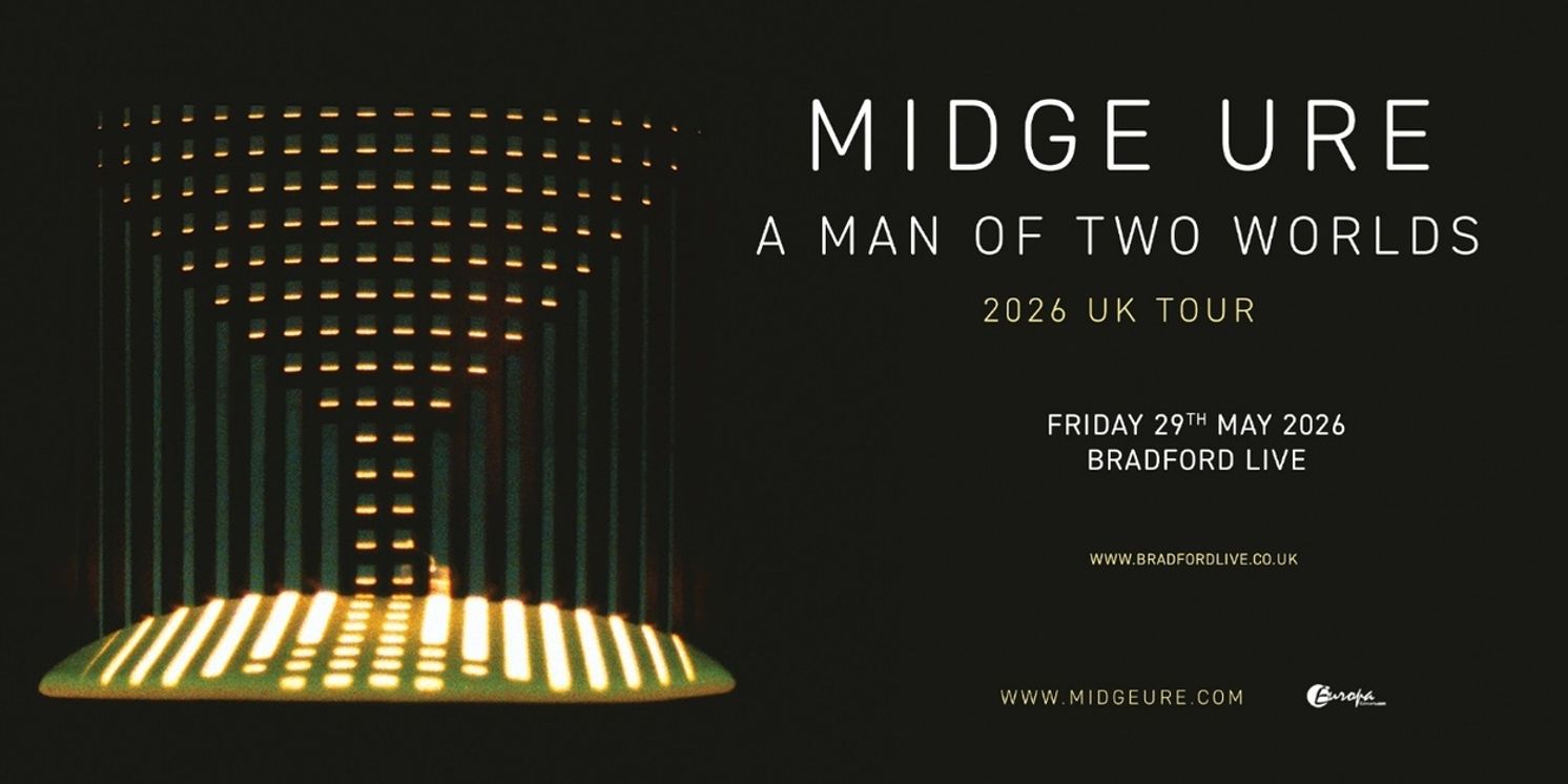 Midge Ure Will Bring A MAN OF TWO WORLDS Tour to Bradford Live  Image