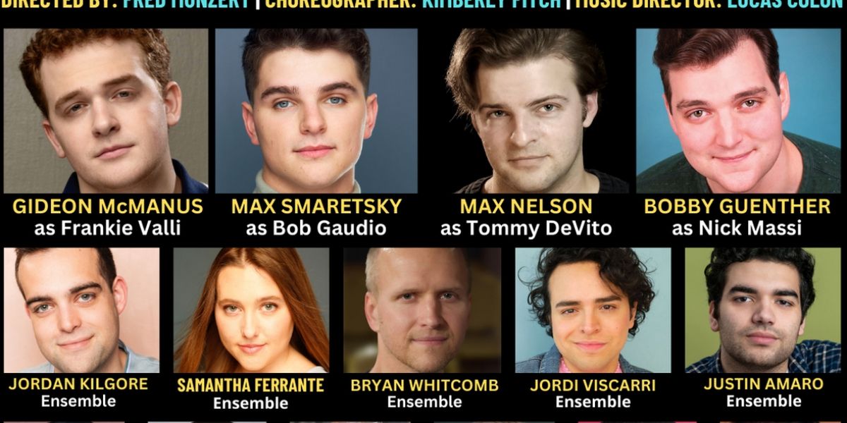 JERSEY BOYS Cast Announced At Milton Theatre