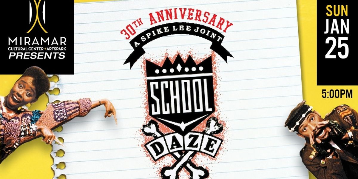 Miramar Cultural Center To Present SCHOOL DAZE - AN INTERACTIVE FILM SCREENING