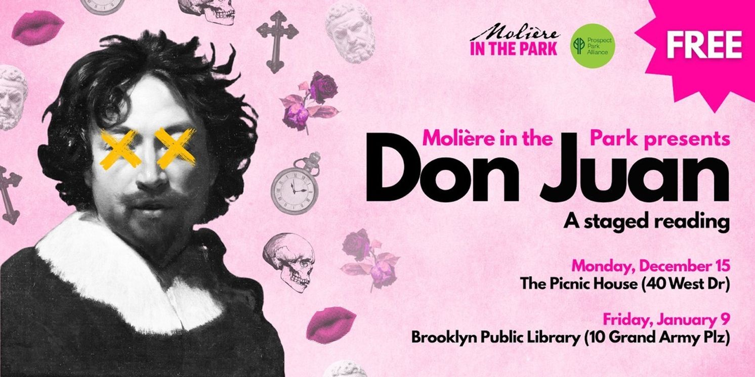 Molière In The Park To Present Winter Reading Series of DON JUAN  Image