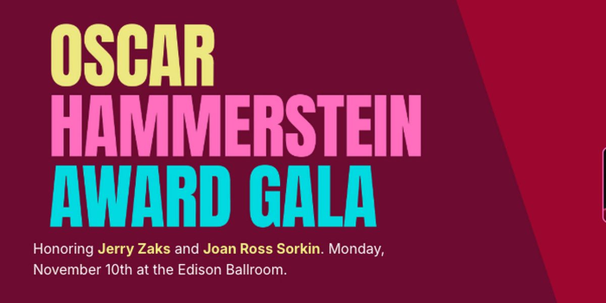J Harrison Ghee, Rob McClure and More Join 33rd Annual Oscar Hammerstein Award Gala