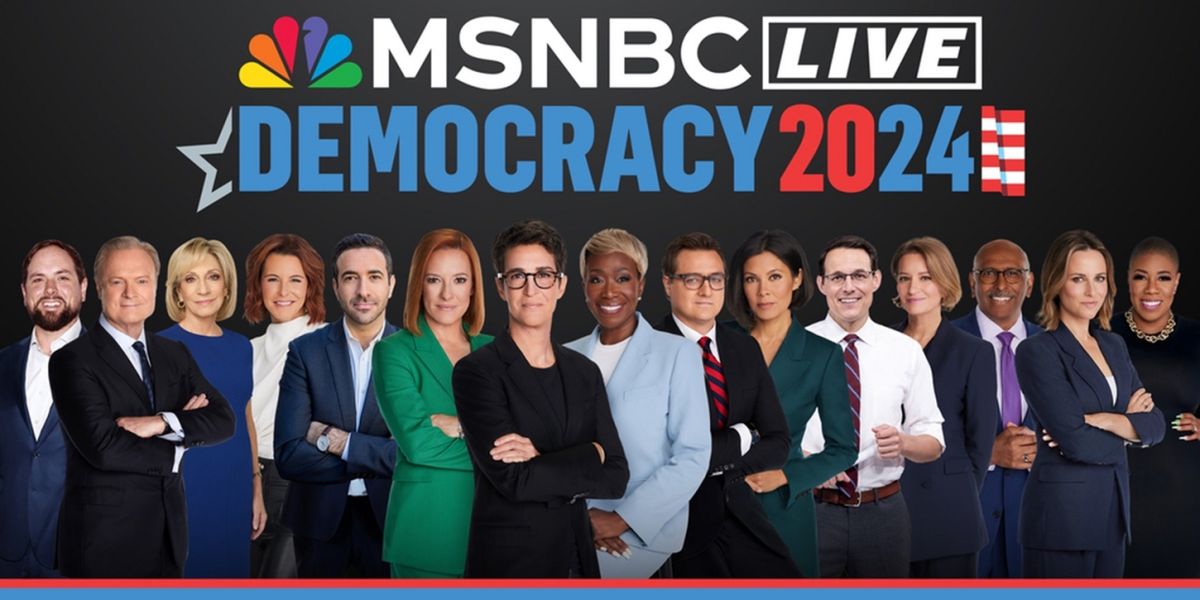 MSNBC LIVE: DEMOCRACY 2024 to Be Held in September at BAM