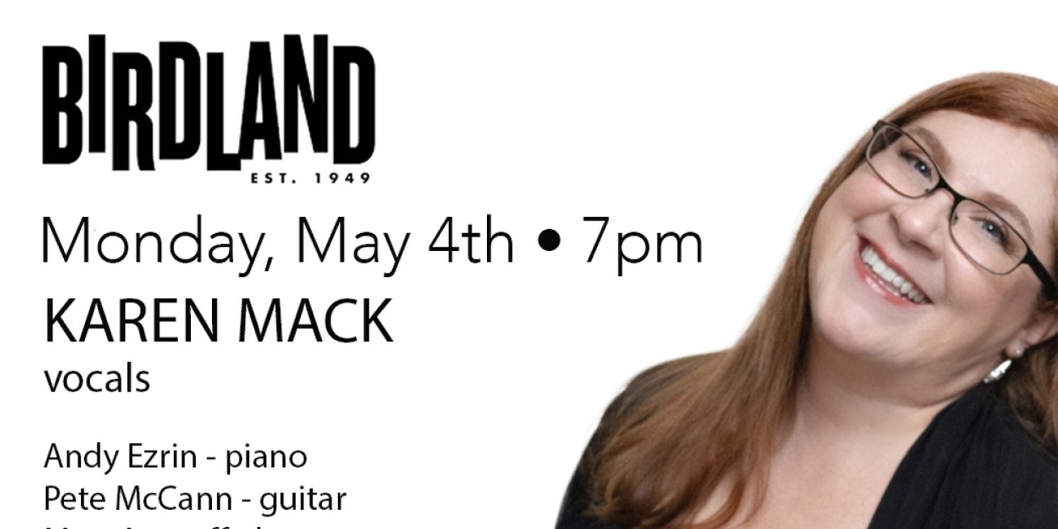 Karen Mack To Bring Jazz and Swing To Birdland Jazz Club  Image