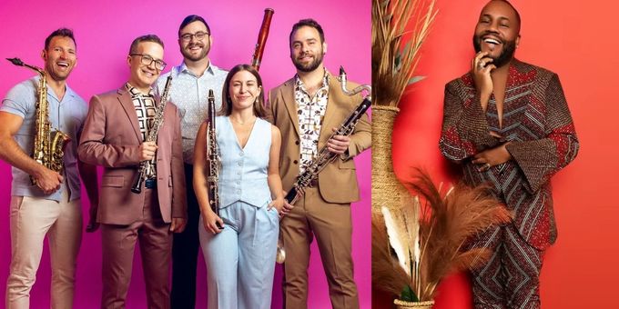 Music Mondays Brings Akropolis Reed Quintet and Baritone Kenneth Overton to Adve Photos