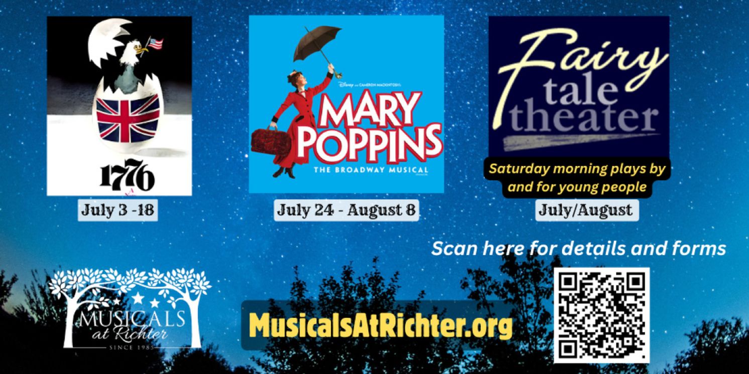 Musicals at Richter to Hold Auditions for 1776 and MARY POPPINS in Danbury  Image