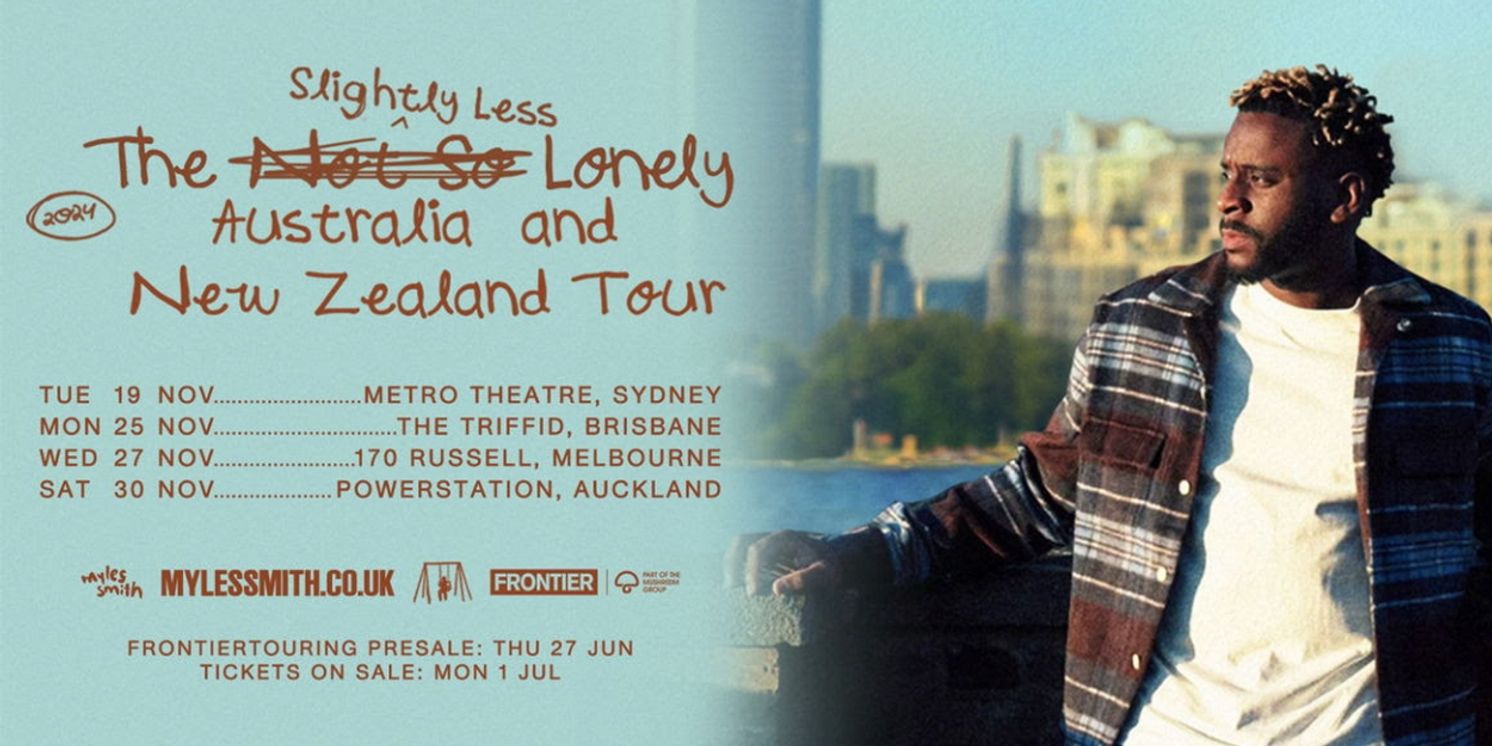 Myles Smith to Embark on The Slightly Less Lonely Australia + New Zealand Tour  Image