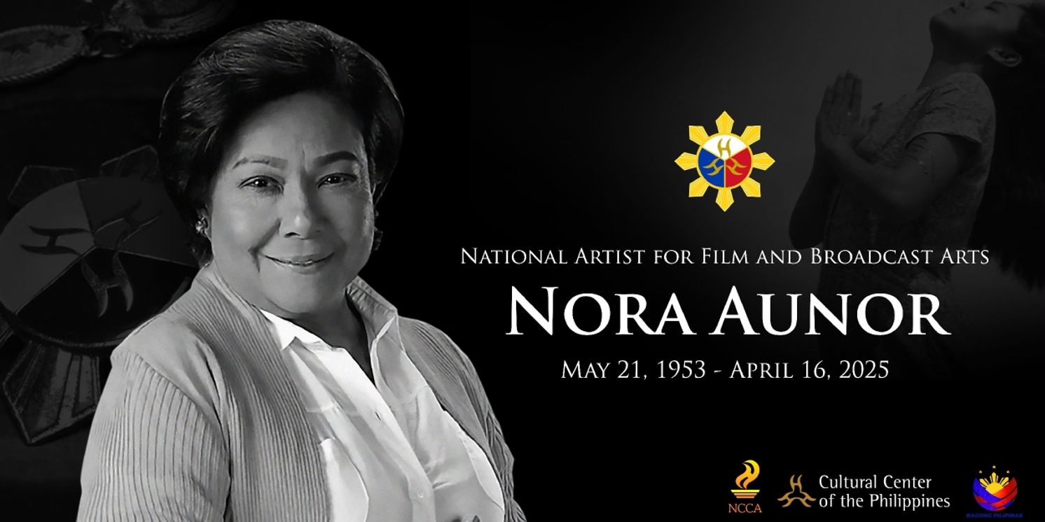NCCA, CCP to Honor Late National Artist Nora Aunor  Image