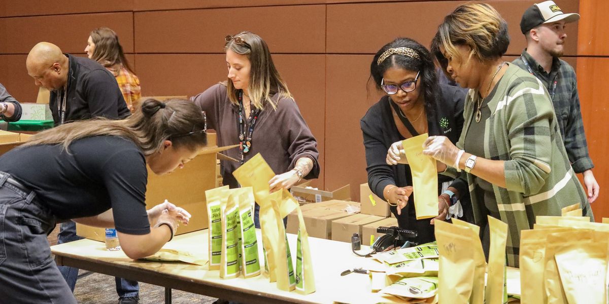 Raleigh Convention And Performing Arts Complex Hosts Soup Packing Event To Feed Local Residents
