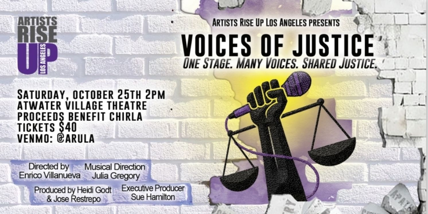 Artists Rise Up Los Angeles to Present VOICES OF JUSTICE Concert  Image