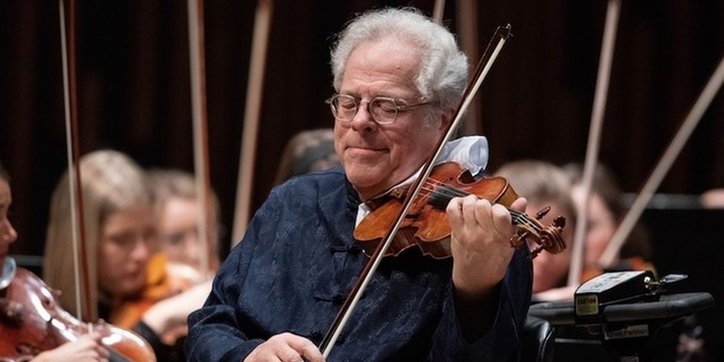 NJPAC Will Present Itzhak Perlman, Max Richter, ACME and Canadian Brass in Final Classical Concerts of 2026  Image