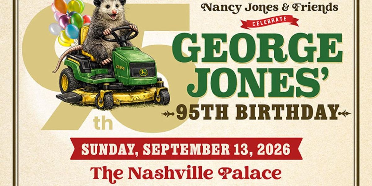 Nancy Jones & Friends to Celebrate GEORGE JONES' 95th Birthday at Nashville Palace