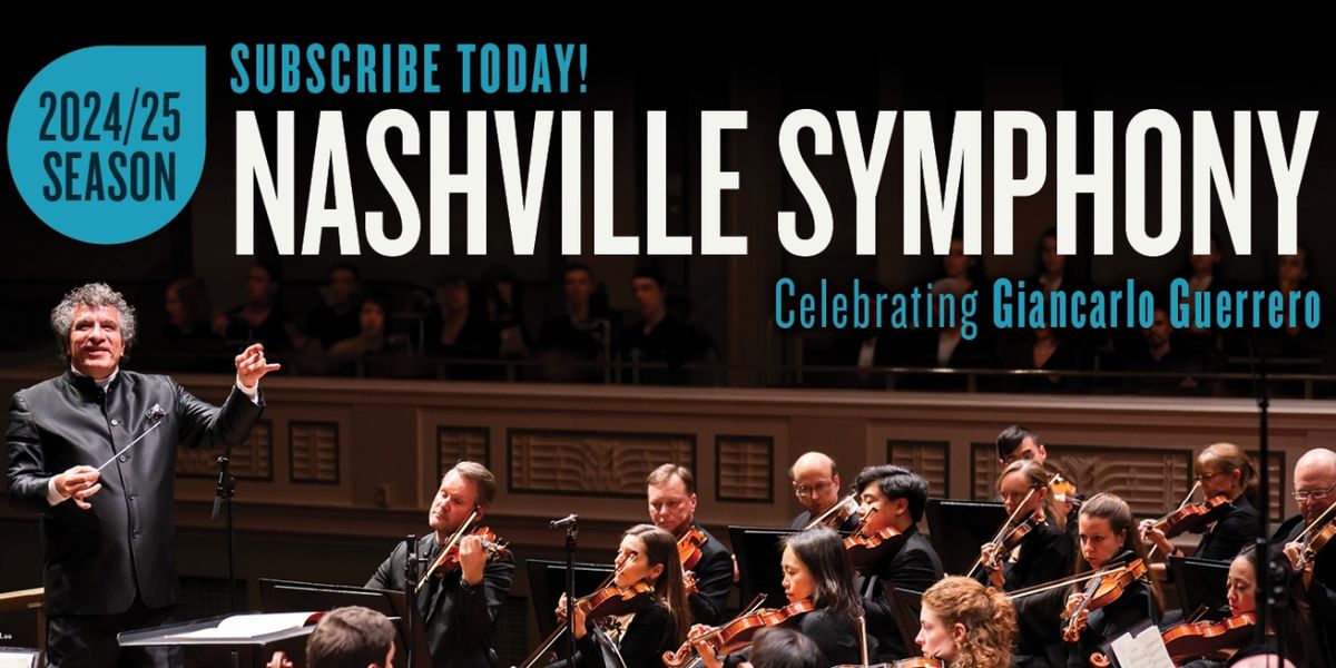 Nashville Symphony Announces 2024/25 Season