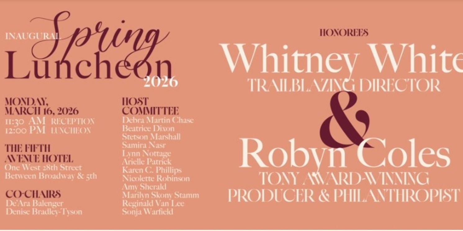 National Black Theatre To Host Inaugural Spring Luncheon Honoring Whitney White And Robyn Coles  Image