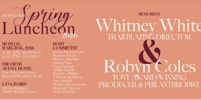 National Black Theatre To Host Inaugural Spring Luncheon Honoring Whitney White  Photos