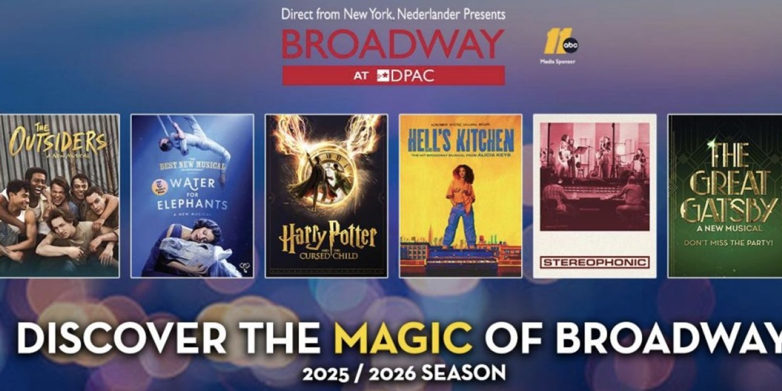 Broadway at DPAC's 2025 - 2025 Season Will Include THE OUTSIDERS, HELL ...