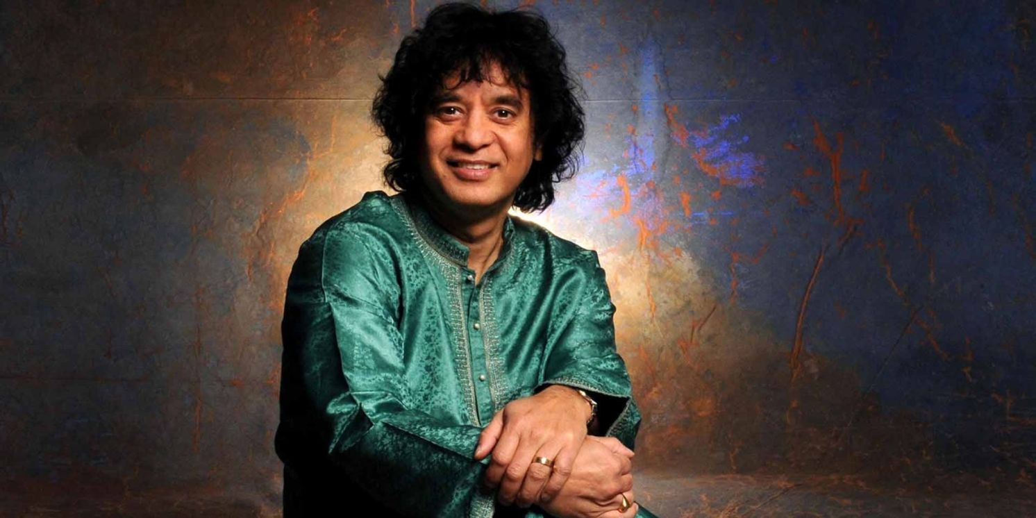 New Jersey Performing Arts Center To Present Indian Classic Music with Zakir Hussain,  Image
