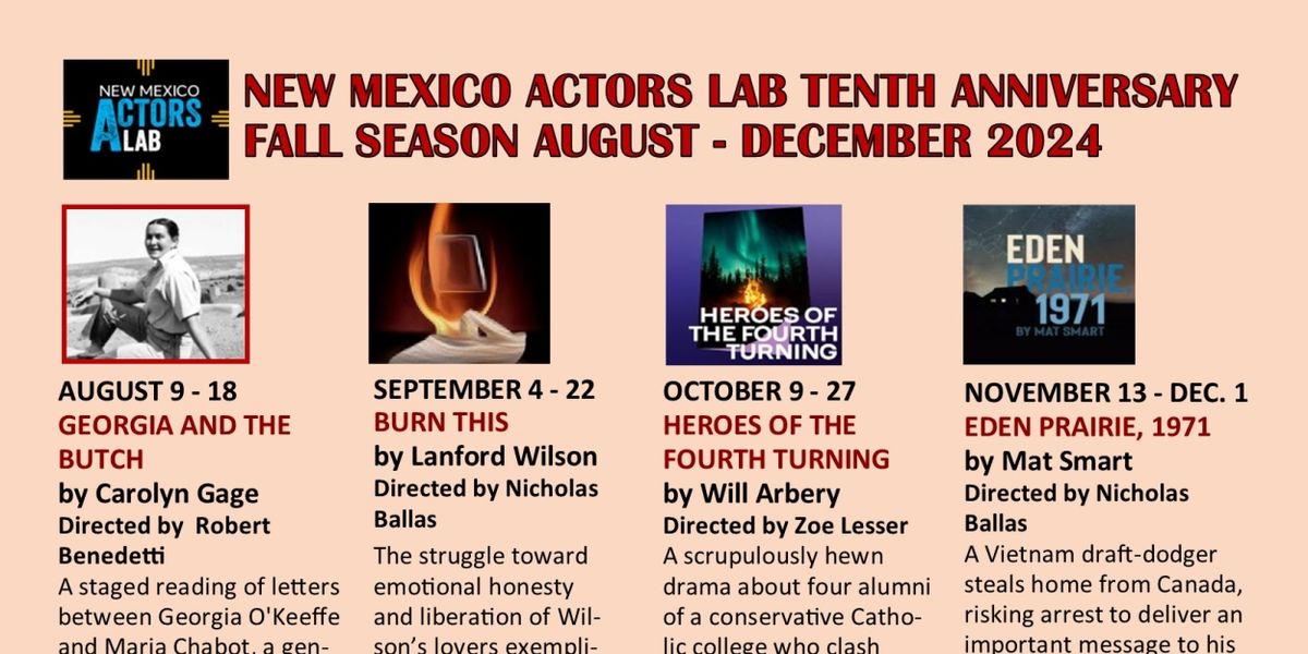 New Mexico Actors Lab Offers 2024 Fall Season Flex-pass For Four Plays