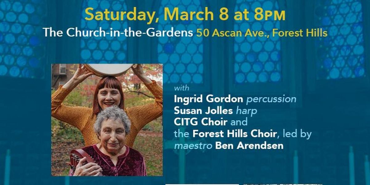 New Music Ensemble Percussia to Perform at At The Church-in-the-Gardens
