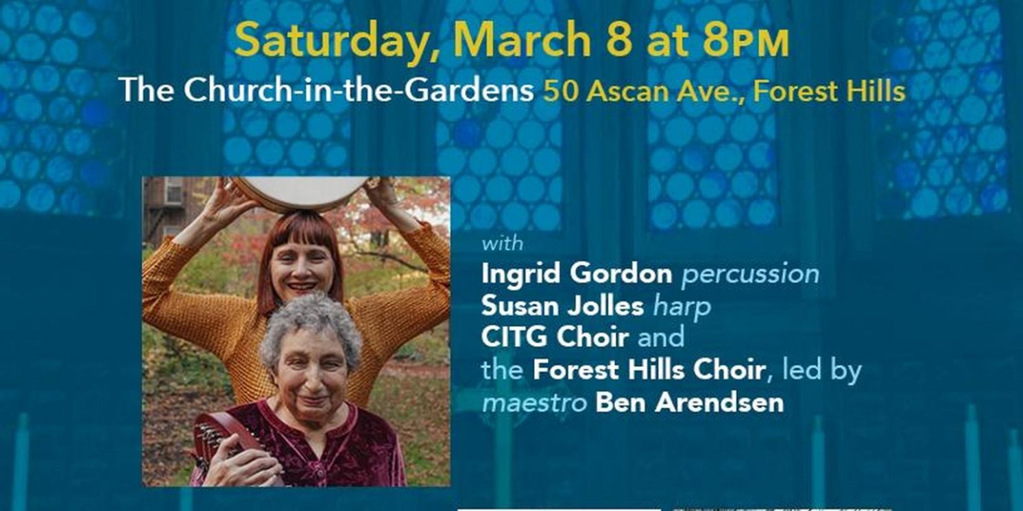 New Music Ensemble Percussia to Perform at At The Church-in-the-Gardens  Image