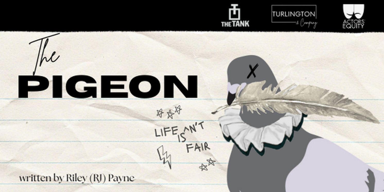 New Play By Riley (RJ) Payne THE PIGEON To Debut At The Tank  Image