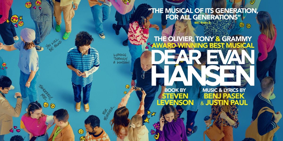 New Production of DEAR EVAN HANSEN Will Open at Nottingham Playhouse Ahead of UK Tour