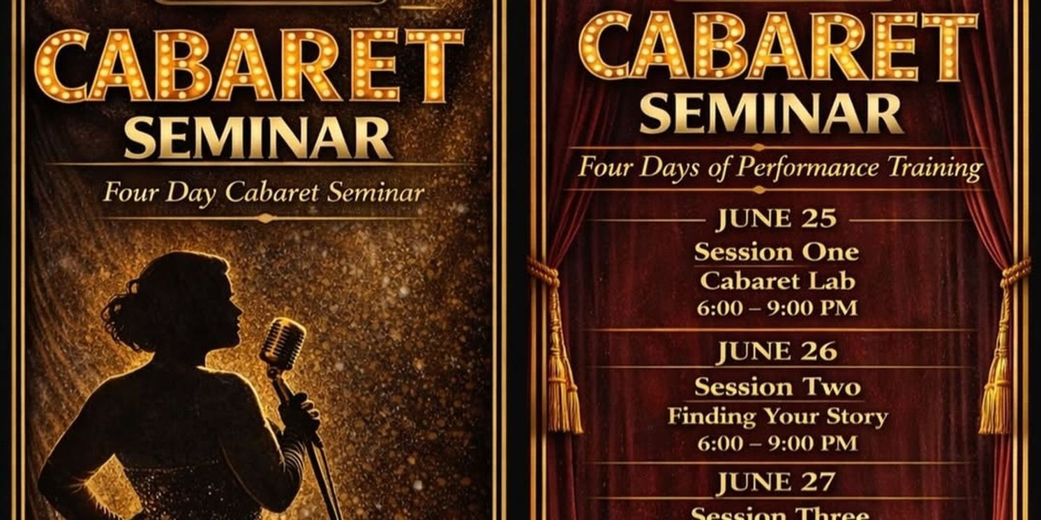 Nicori Studios To Host Four-Day Cabaret Seminar This June  Image