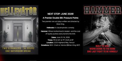No Curtain Productions to Premiere PRESSURE POINTS Double Bill in Penryn Photo