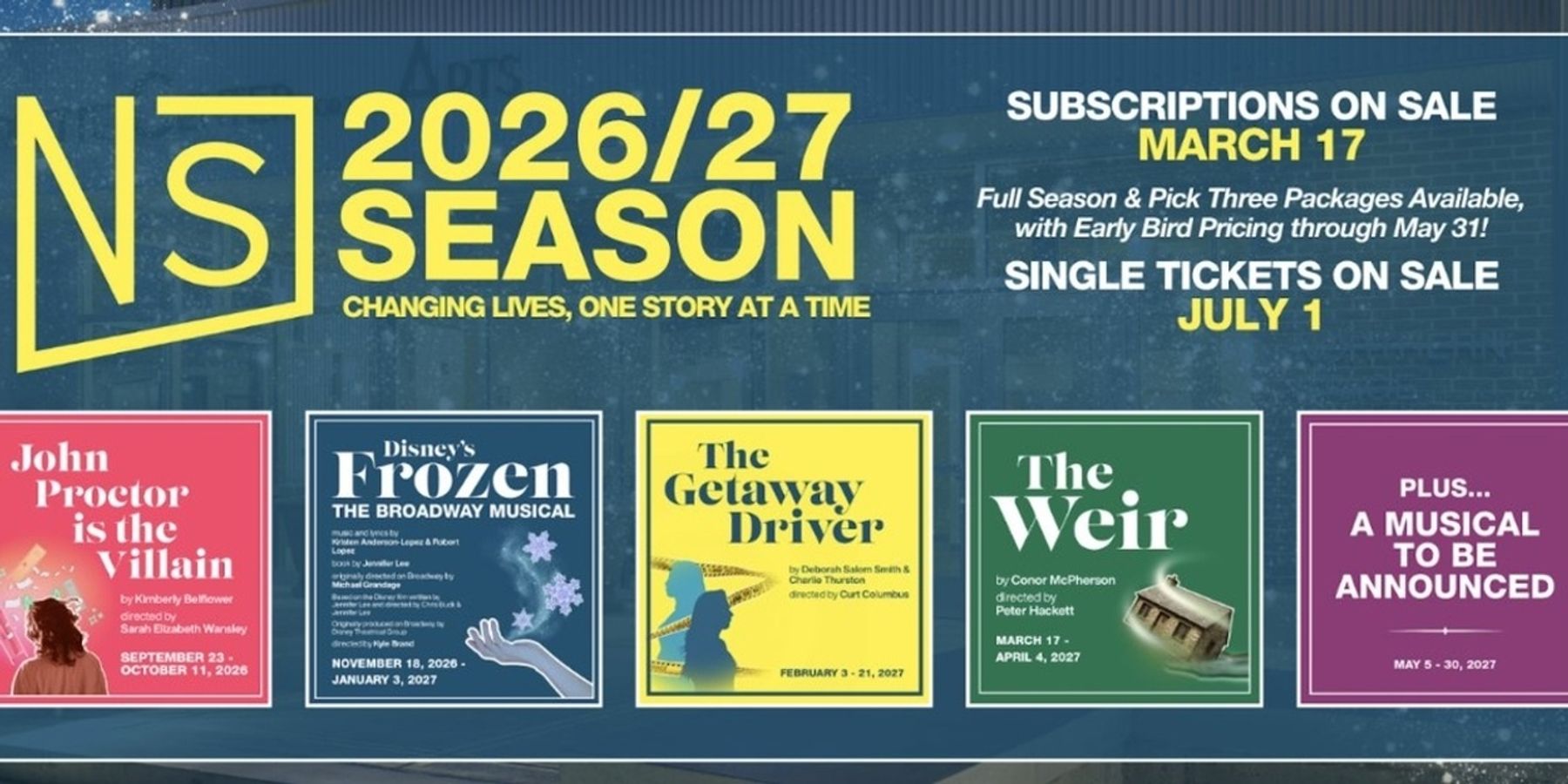 Northern Stage Reveals 2026/27 Season - JOHN PROCTOR IS THE VILLAIN and More