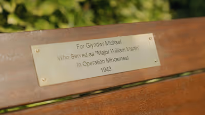 OPERATION MINCEMEAT Honors Glyndwr Michael In Cardiff