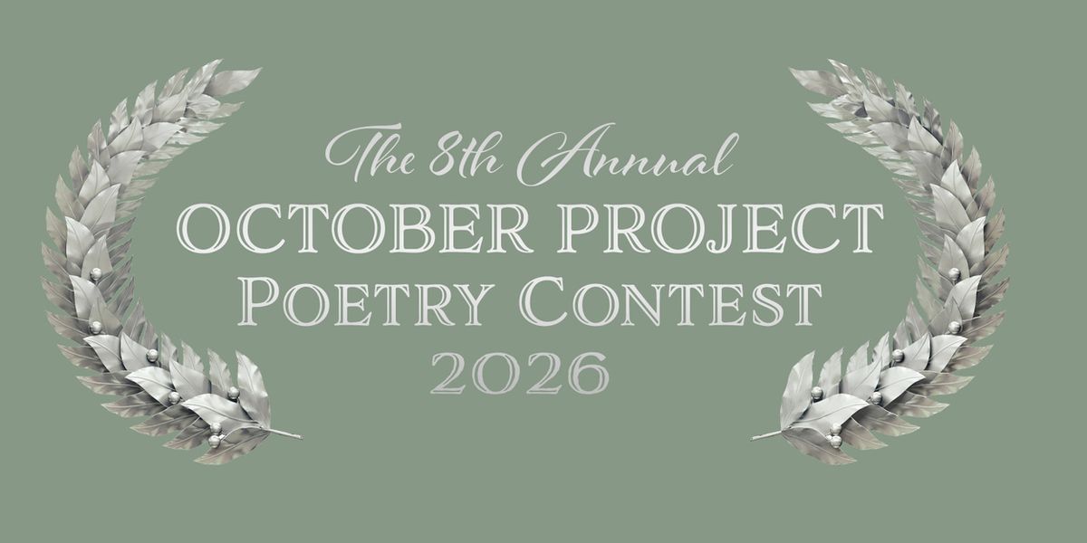 October Project Poetry Contest Returns for 8th Year This April