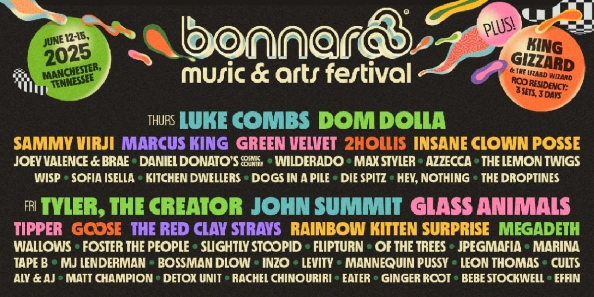 Olivia Rodrigo, Hozier, & More Join Bonnaroo Music & Arts Festival 2025 Lineup