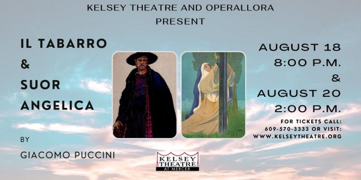 Operallora to Present Puccini Double Bill At MCCC's Kelsey Theatre