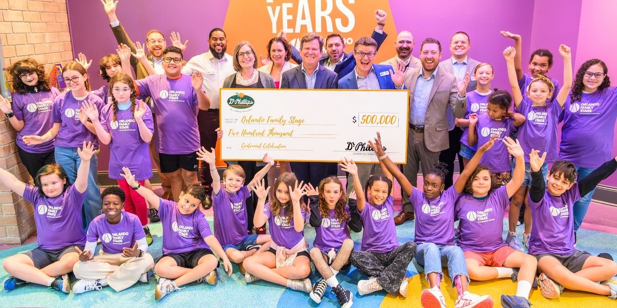 Orlando Family Stage Receives $500,000 Gift From Dr. Phillips Charities For Centennial Season