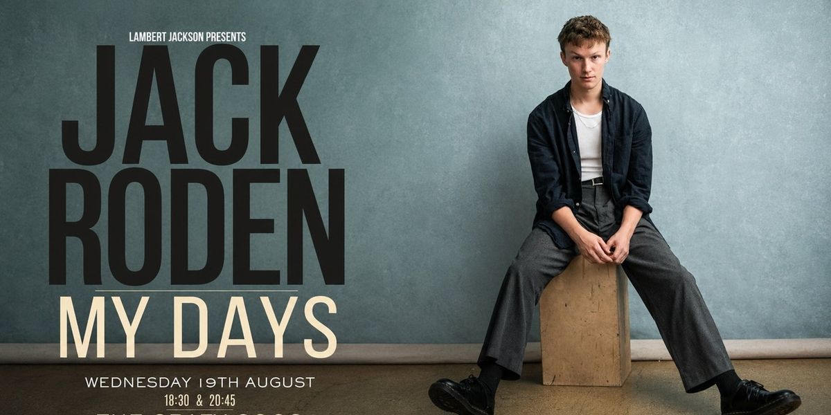 PARADE's Jack Roden to Make New York and London Solo Concert Debuts with MY DAYS