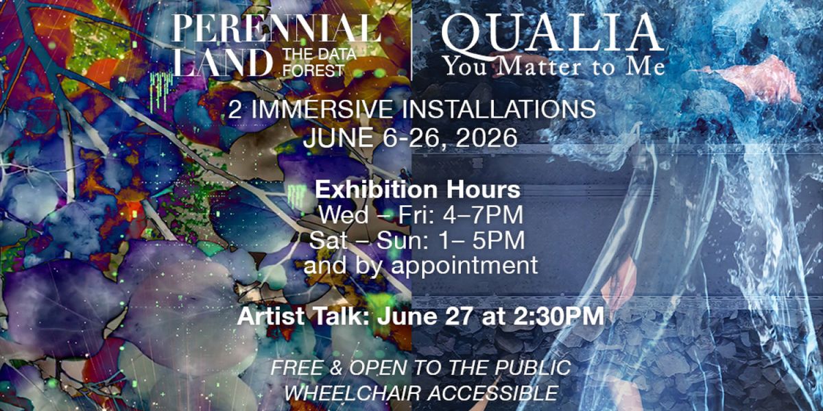 PERENNIAL LAND and QUALIA Installations to Show at Mana Contemporary