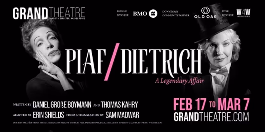 Video: PIAF/DIETRICH At The Grand Theatre- First Look Photo