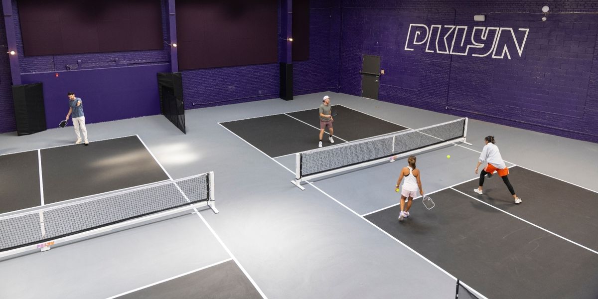 PKLYN-New Pickleball Facility Opens In Brooklyn
