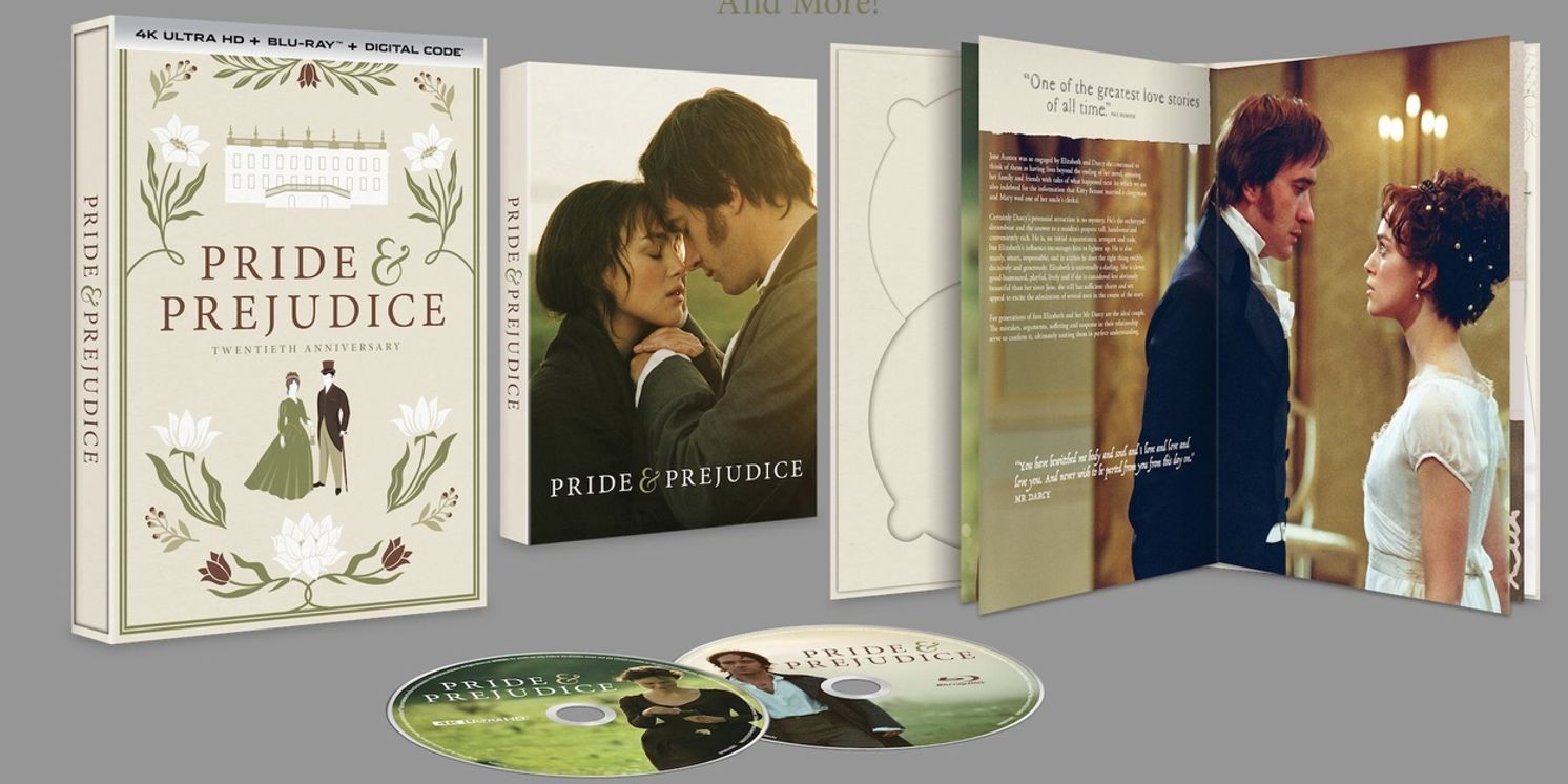 PRIDE AND PREJUDICE Celebrates 20 Years with New 4K Ultra HD Release  Image