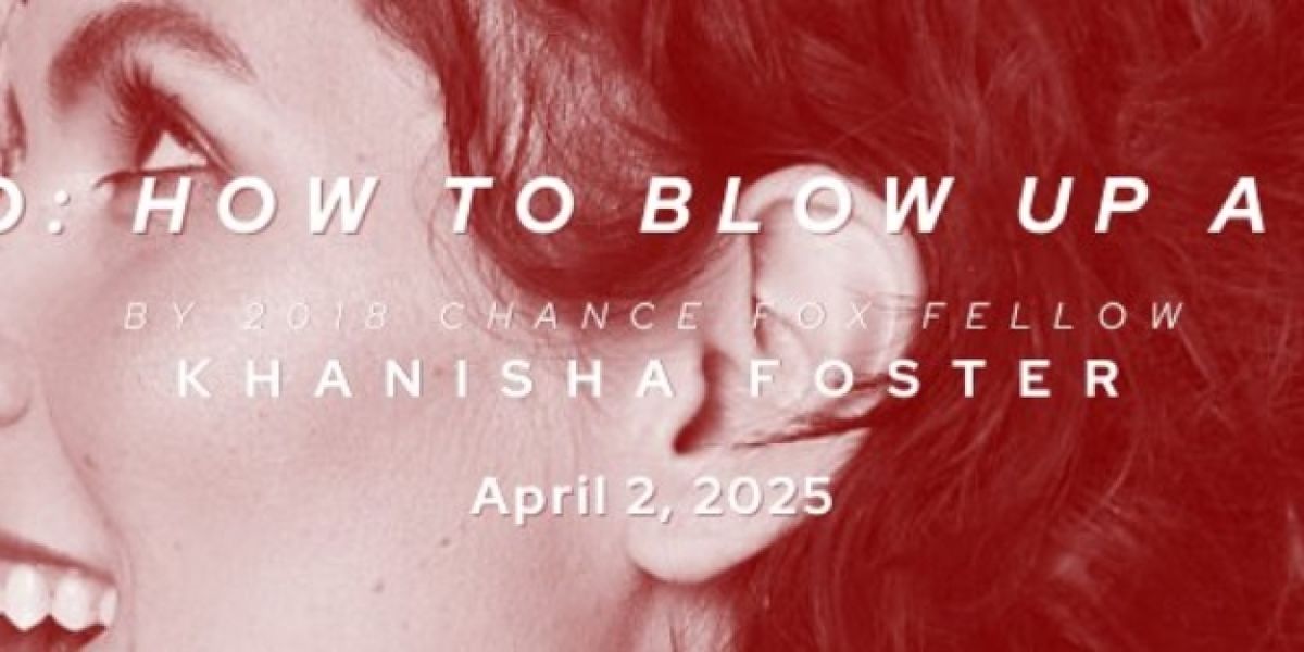 PYRO: HOW TO BLOW UP A LIFE  Set For Next Month at Chance Theater
