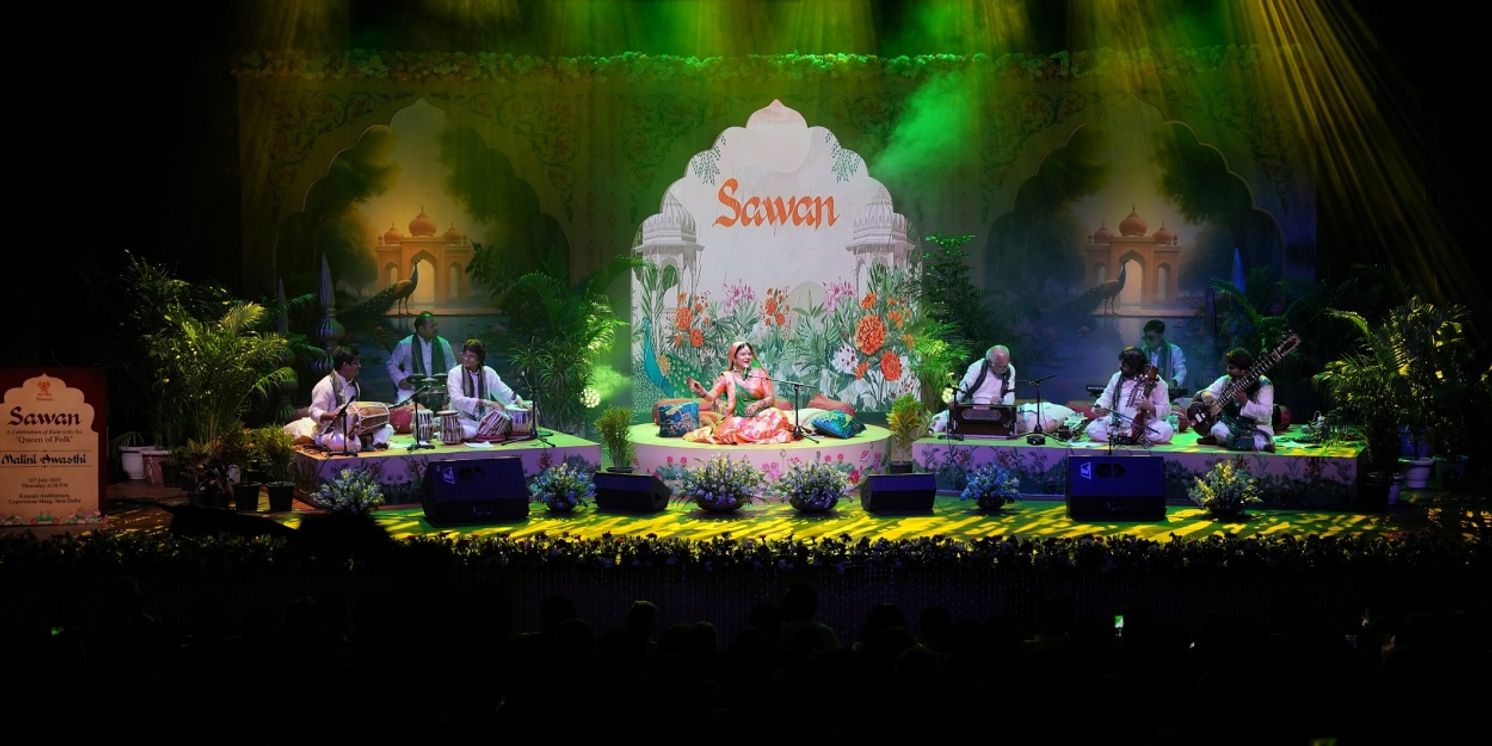 Padma Shri Malini Awasthi Brought SAWAN: A CELEBRATION OF RAIN to Kamani Auditorium  Image