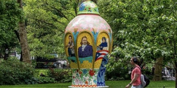 Paintings of Lin-Manuel Miranda, Quiara Alegría Hudes and More on Display in Madison Square Park Photo