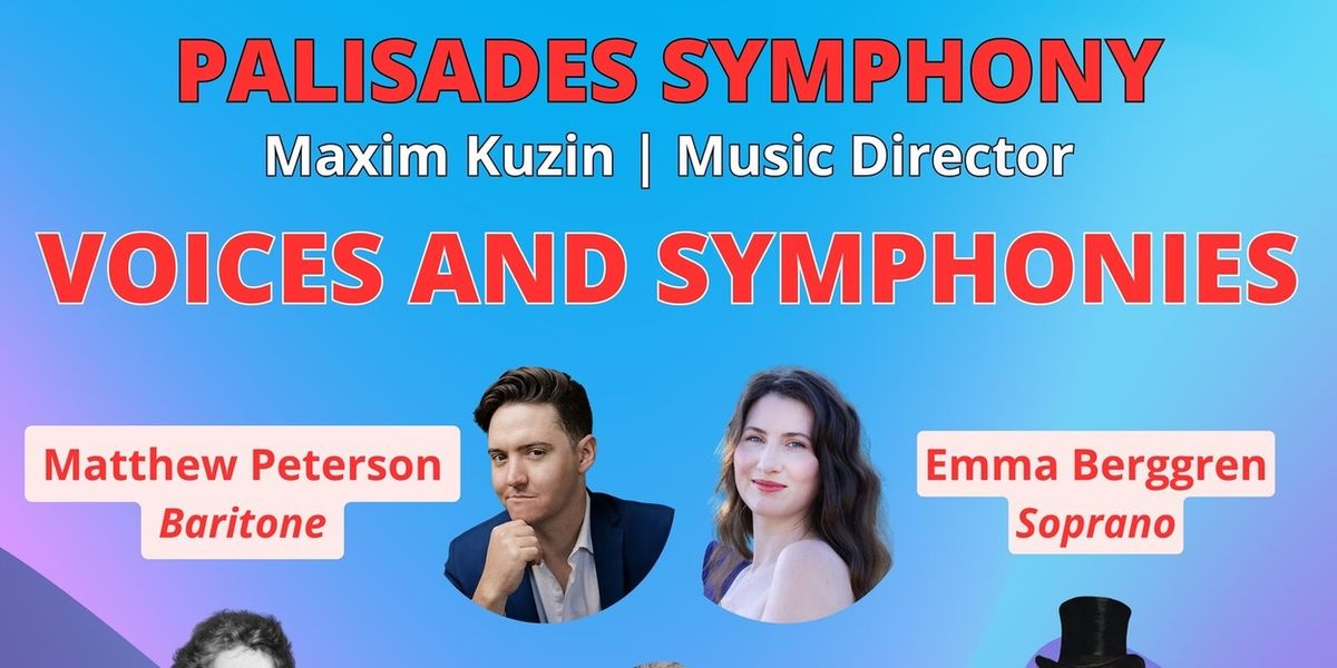 Palisades Symphony Will Present VOICES AND SYMPHONIES In Santa Monica