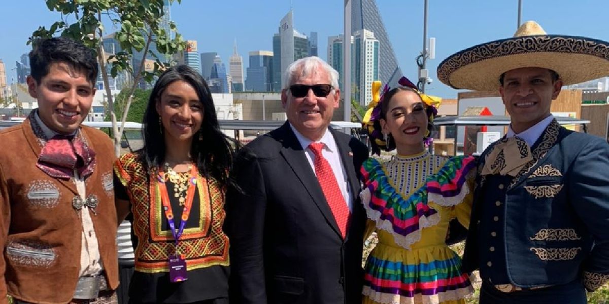 Participa La Escuela Nacional De Danza Folklórica En La Expo Doha De Qatar