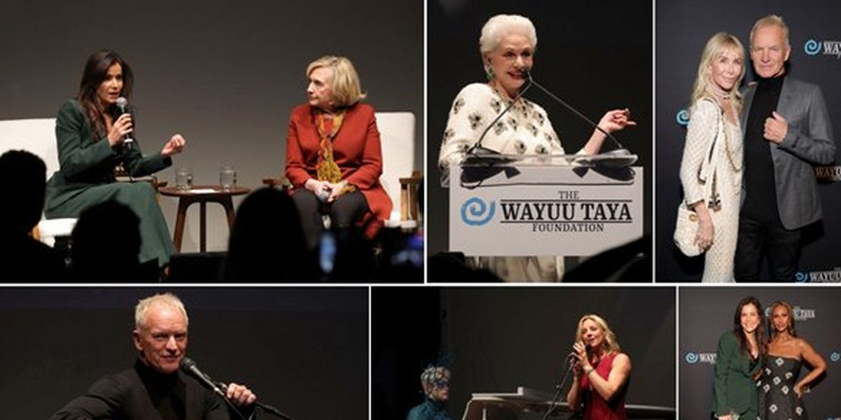 Patricia Velasquez's Wayuu Taya Foundation Hosts Magical 20th Anniversary Gala With Hillary Clinton, Sting, Iman & More