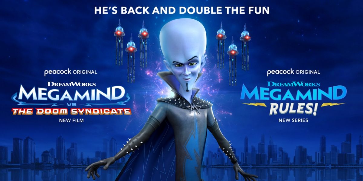 Peacock Announces 'Megamind Vs. The Doom Syndicate' & 'Megamind Rules!' Series