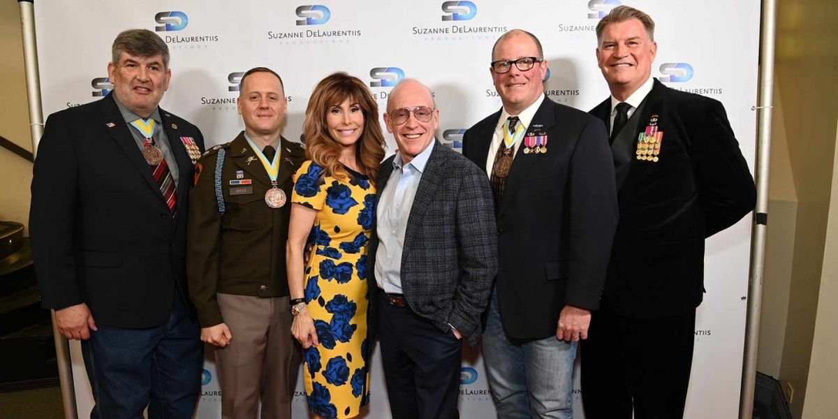 Philanthropist/Filmmaker Suzanne DeLaurentiis Honored With The Order Of Saint Maurice Civilian Medal